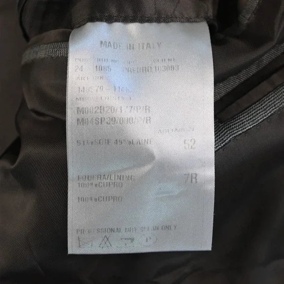 Lanvin 42R Gray Glenn Check 100% Wool 15 Faubourg Italy Blazer Jacket Sport Coat